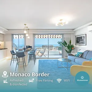 Baie De Monaco, Vue Mer, Terrasse, Parking Gratuit Appartement