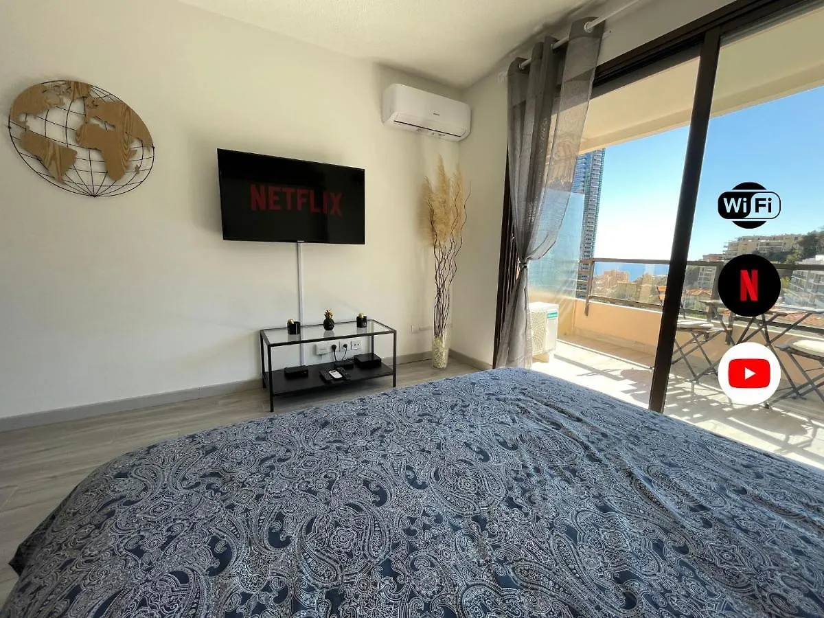 NEW Studio, piscine et vue mer • proche de Monaco Beausoleil France